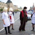 Активисты из движения людей, живущих с ВИЧ, провели на Красной площади несанкционированную акцию