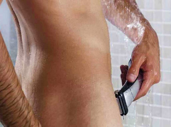 Как брить яйца