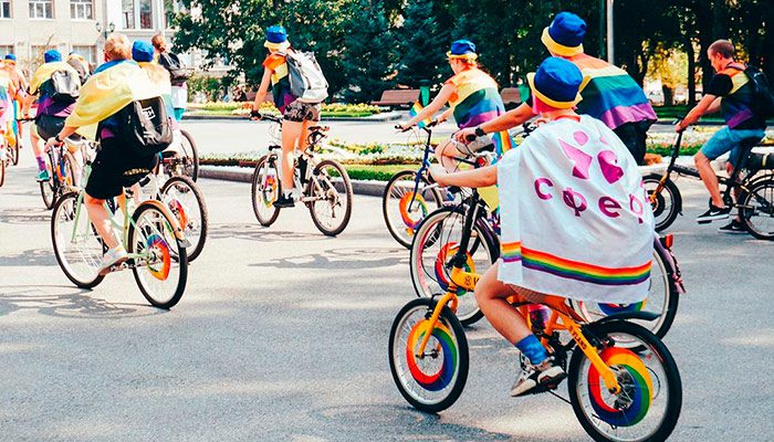 Харькова радужный велопробег