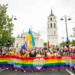Фото с Baltic Pride 2022 года, когда прайд-шествие в прошлый раз было в Вильнюсе