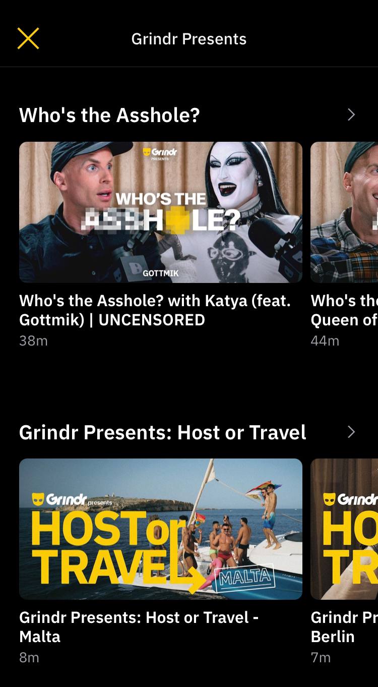 Grindr гей медиа