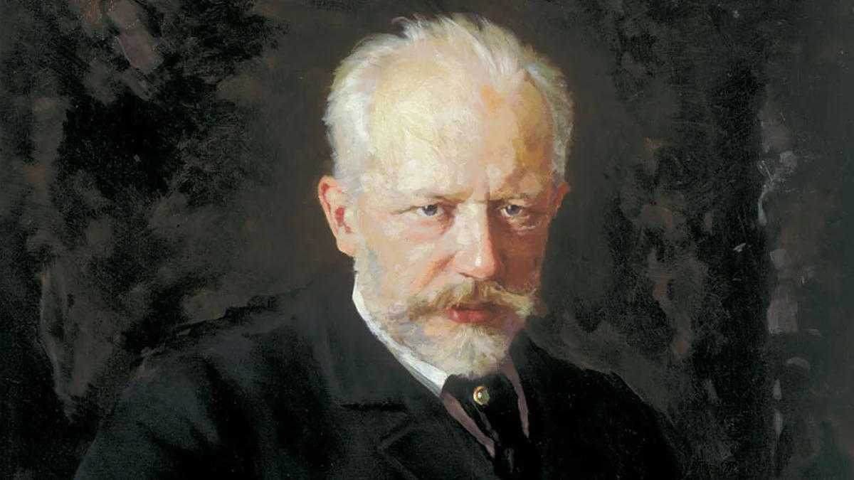 портрет Петра Ильича Чайковского