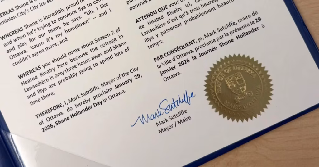 Шейн Холландер Жаркое соперничество Оттава