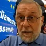 Руслан Кутаев на фоне ПАСЕ