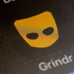 Иконка Grindr на экране