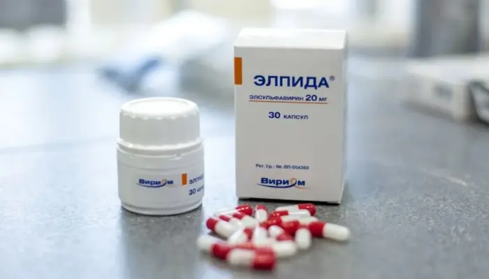 Элприда, российский препарат АРВТ, элсульфавирин, упаковка и таблетки
